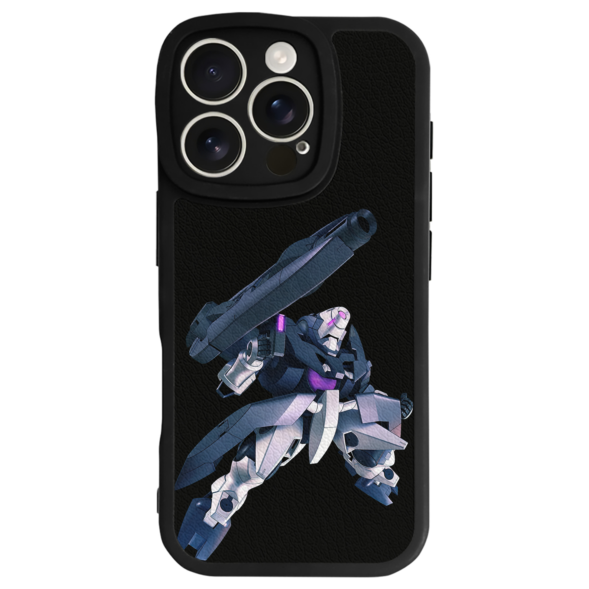 （画像用） 機動戦士ガンダム Mobile Suit Gundam 【iPhone 16シリーズ対応】シリコンスマホケース（レザー調） 材質：シリコン
